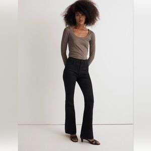 MADEWELL Skinny flare jeans size 28 Black